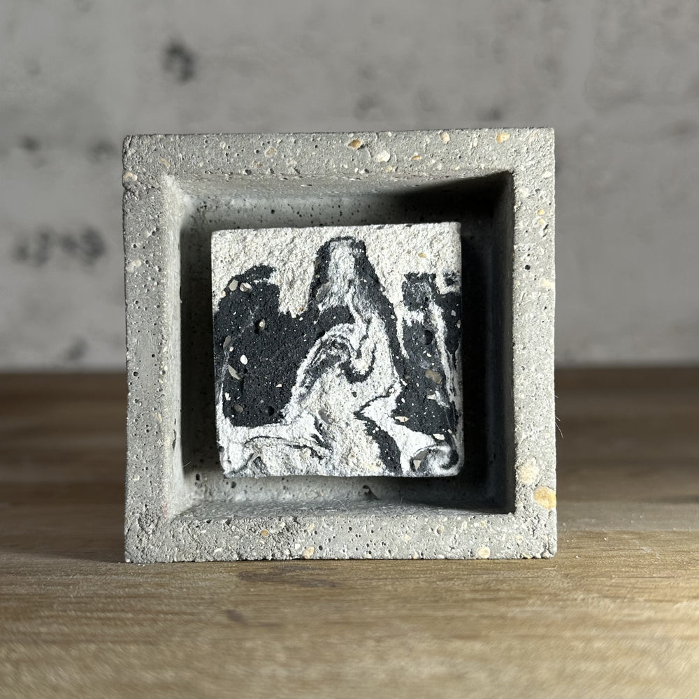 "Miroirs" tableaux en béton par César Bazaar