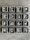 "Miroirs" tableaux en béton par César Bazaar