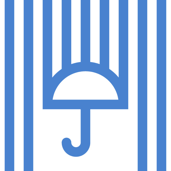Il pleut - Carreau parapluie à l'unité - par Valgal