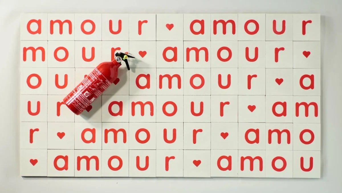 Amours à l'unité - 6 petits carreaux A.M.O.U.R.♥️ 100% Solidaires