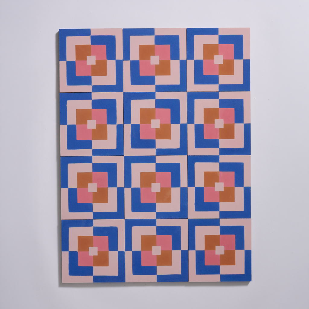 Carreaux de ciment color contrast par Pauline Danion et César Bazaar