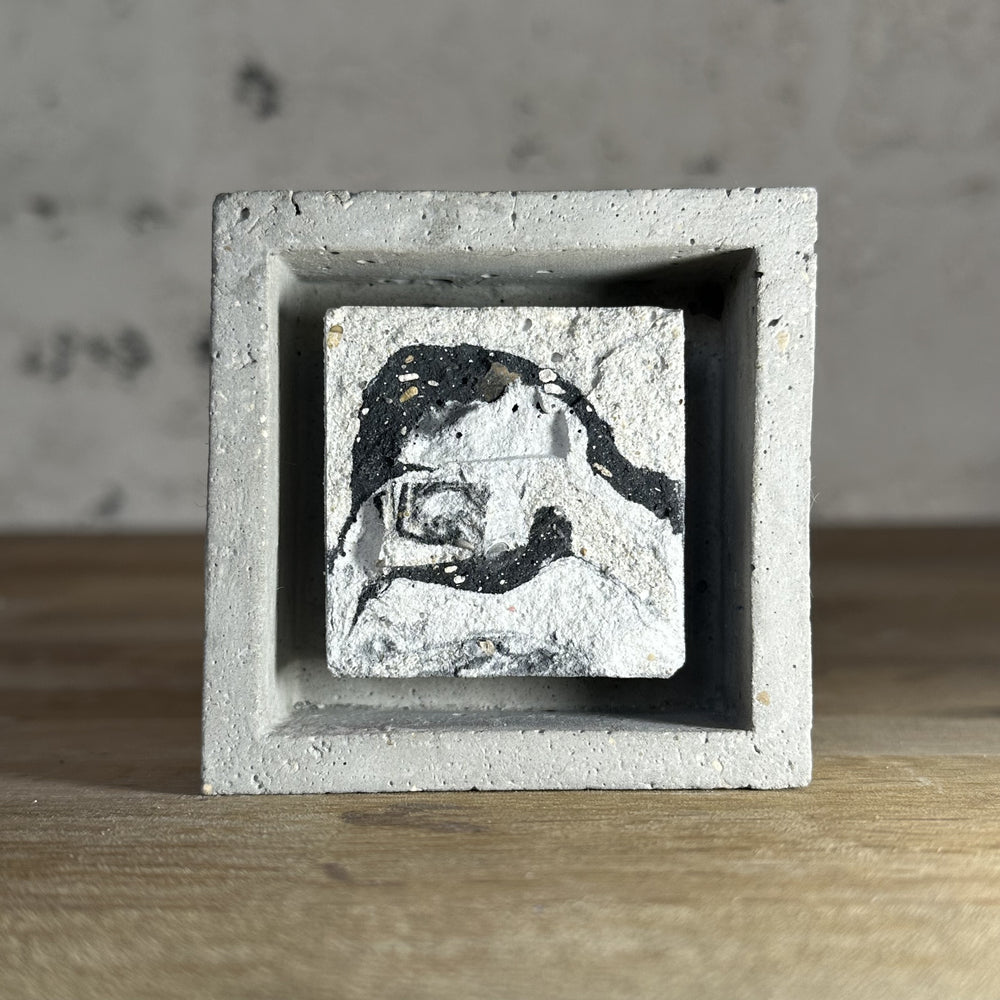 "Miroirs" tableaux en béton par César Bazaar