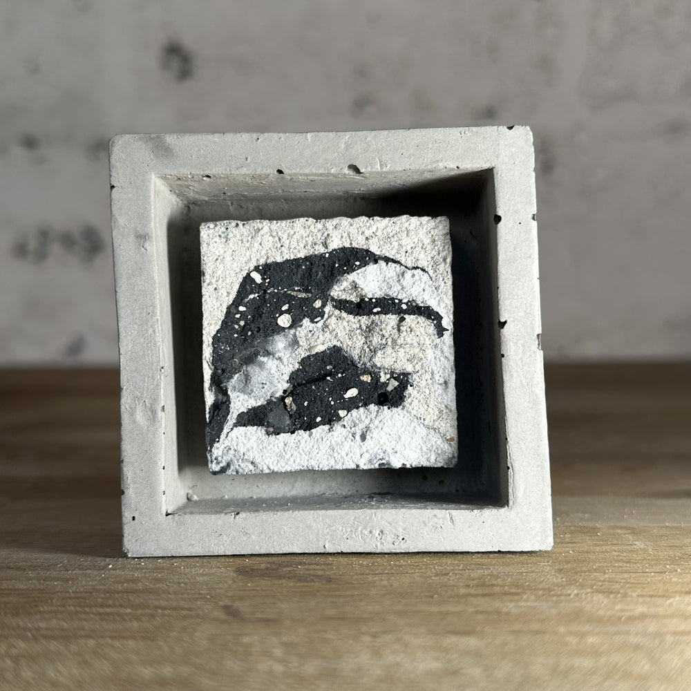 "Miroirs" tableaux en béton par César Bazaar