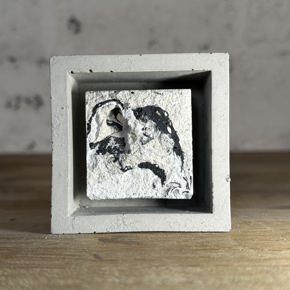 "Miroirs" tableaux en béton par César Bazaar