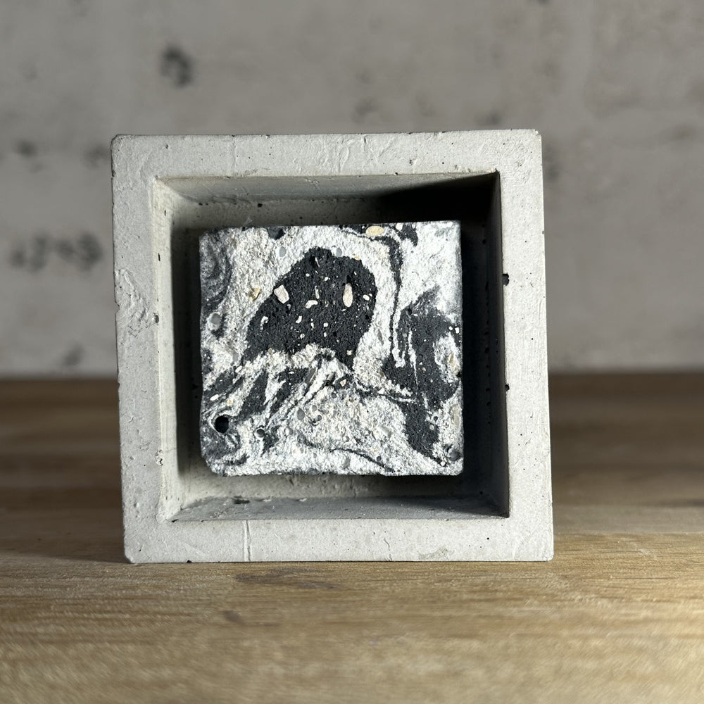 "Miroirs" tableaux en béton par César Bazaar