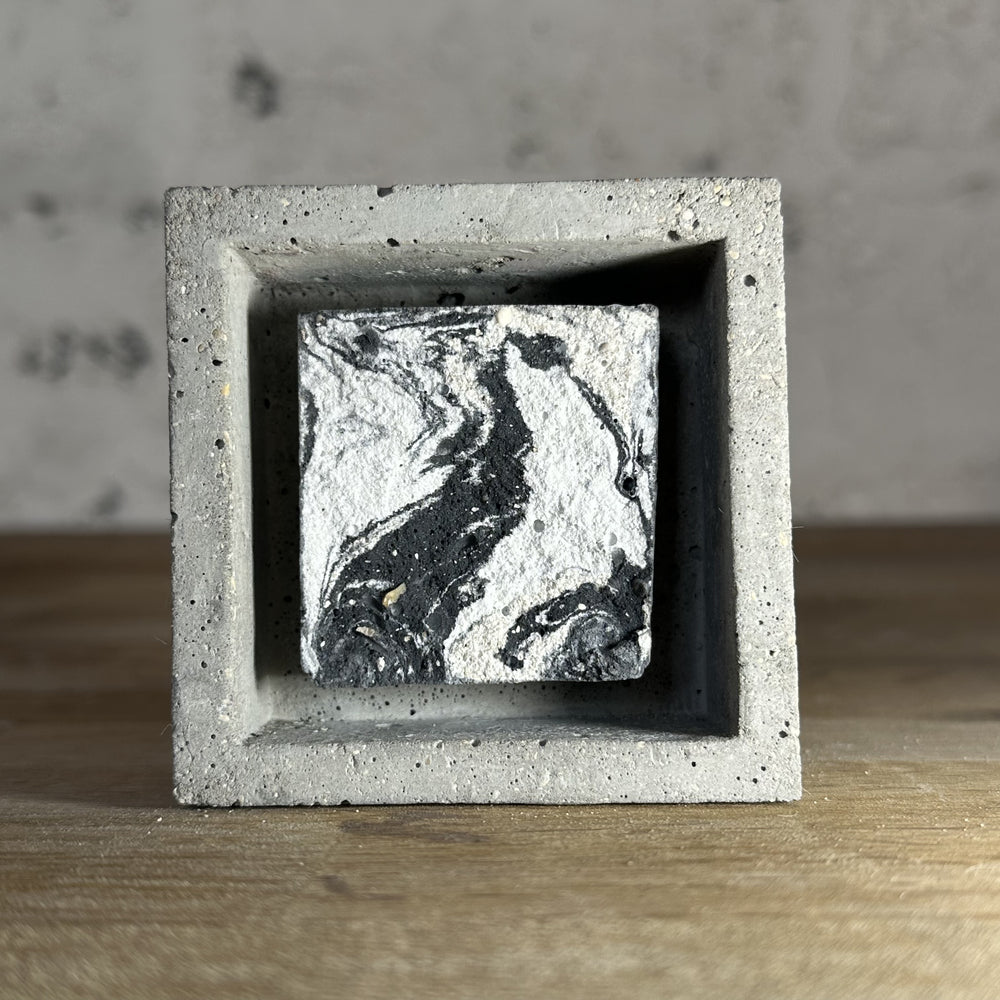 "Miroirs" tableaux en béton par César Bazaar