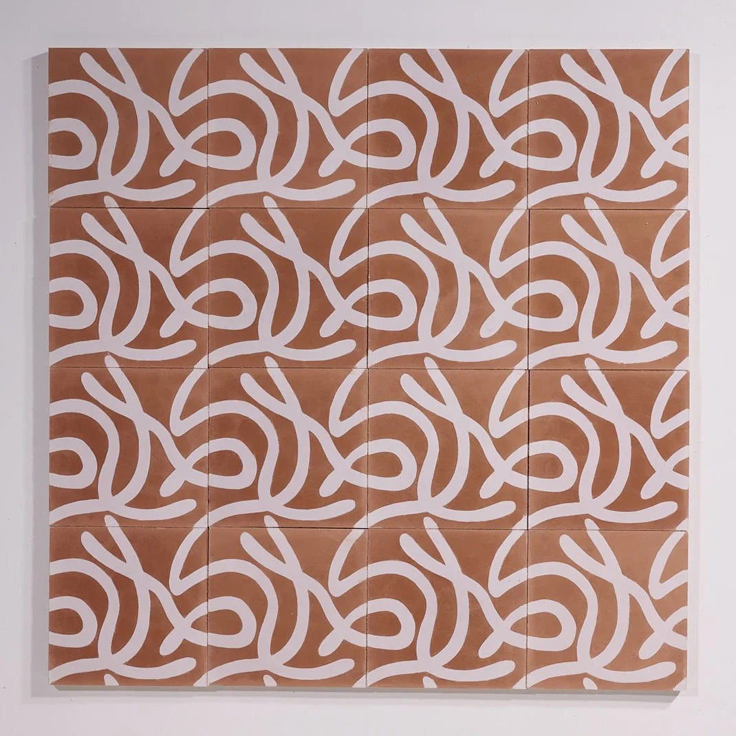 Serpents terracotta par Marie-Blanche Huet