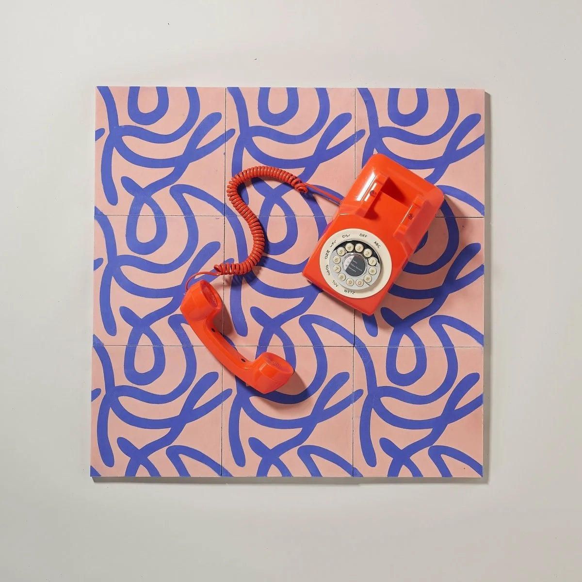 Serpents rose et violet par Marie-Blanche Huet