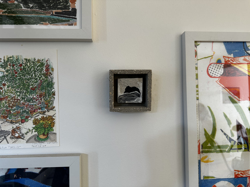 "Miroirs" tableaux en béton par César Bazaar
