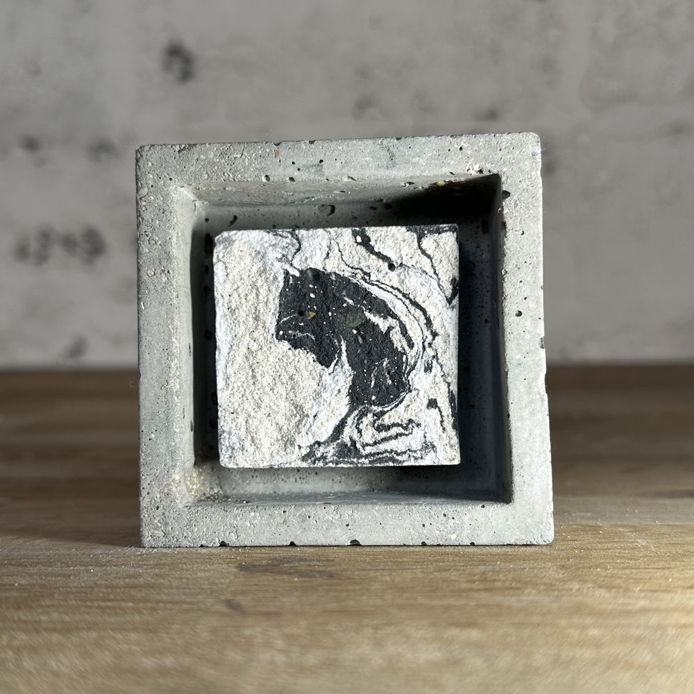 "Miroirs" tableaux en béton par César Bazaar