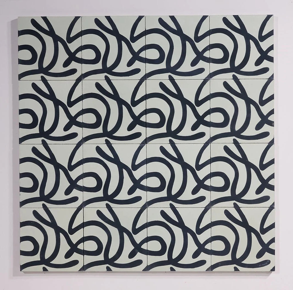 Serpents vert et noir par Marie-Blanche Huet