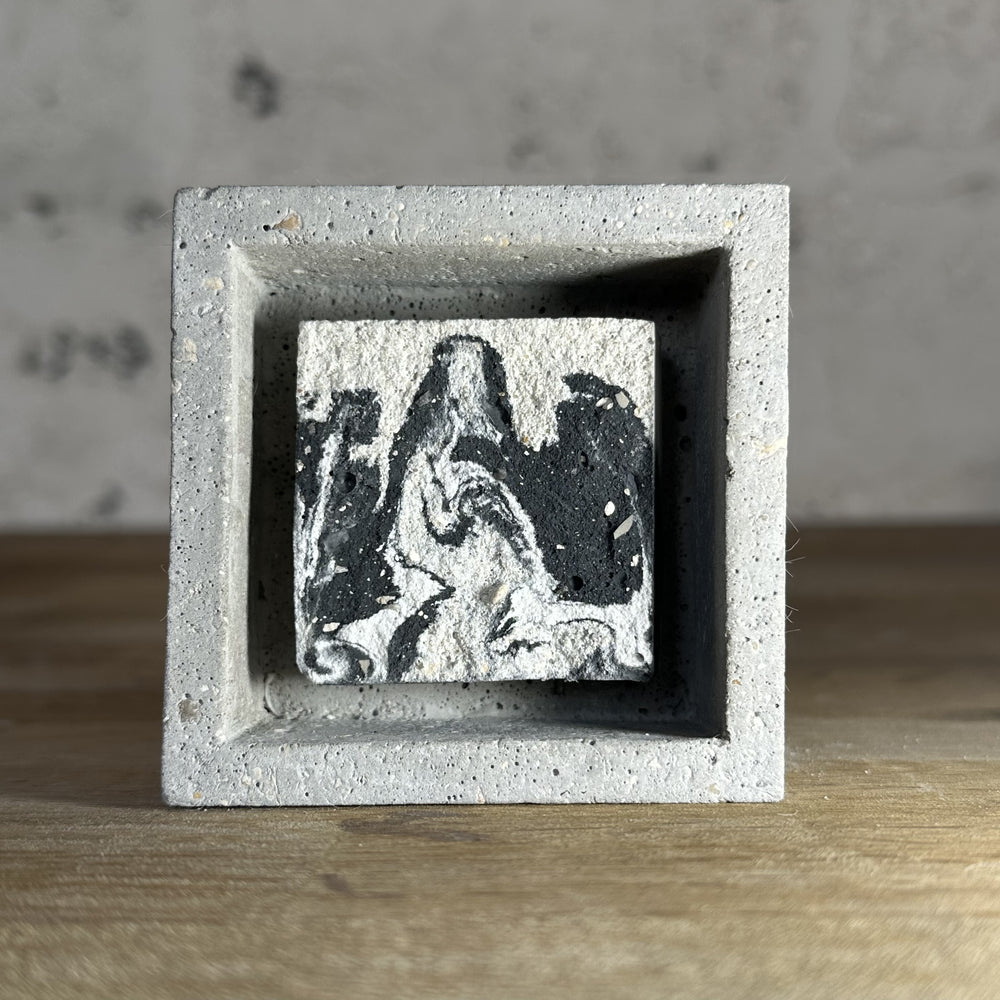 "Miroirs" tableaux en béton par César Bazaar