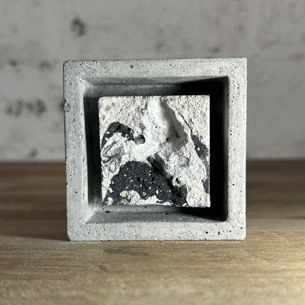 "Miroirs" tableaux en béton par César Bazaar