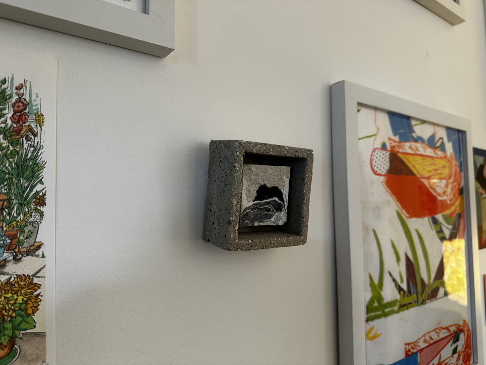 "Miroirs" tableaux en béton par César Bazaar