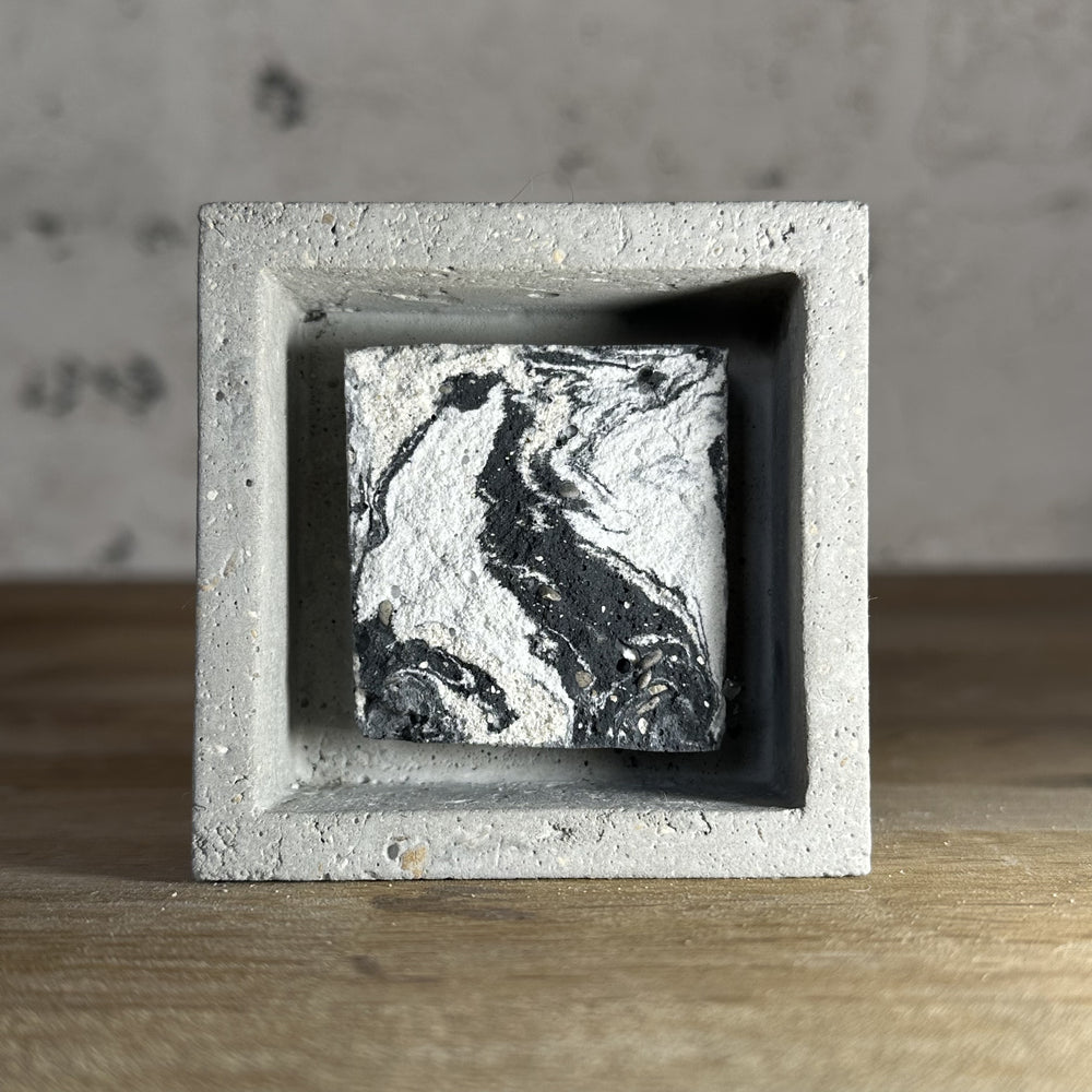 "Miroirs" tableaux en béton par César Bazaar