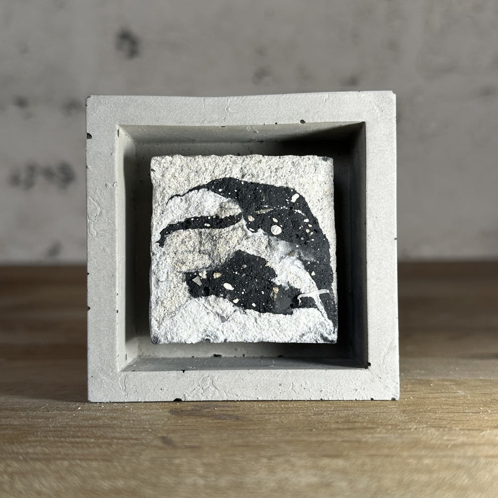 "Miroirs" tableaux en béton par César Bazaar