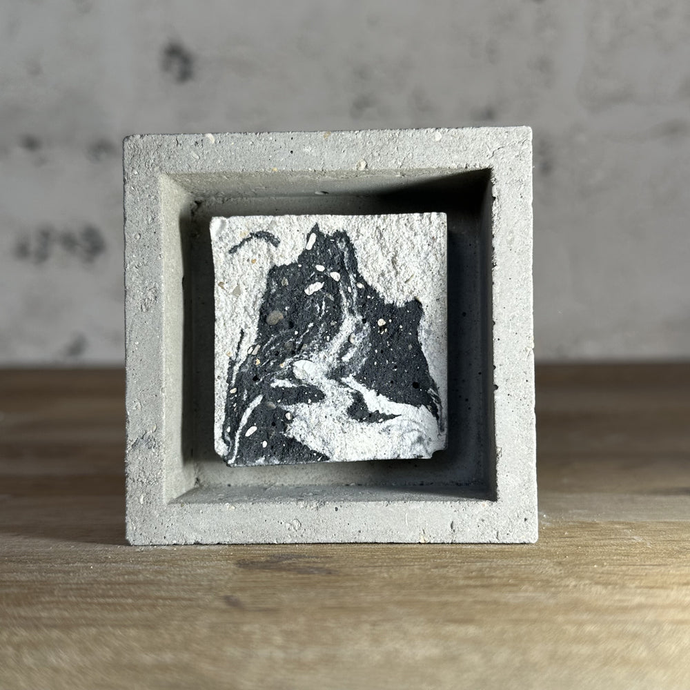 "Miroirs" tableaux en béton par César Bazaar