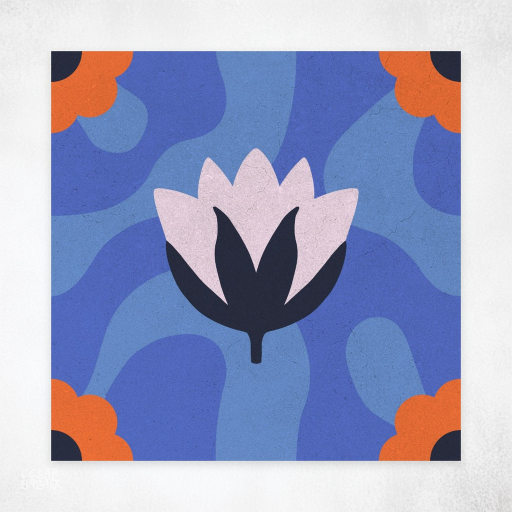 Lotus power, carreau solidaire 2026 par Noa Bianchi
